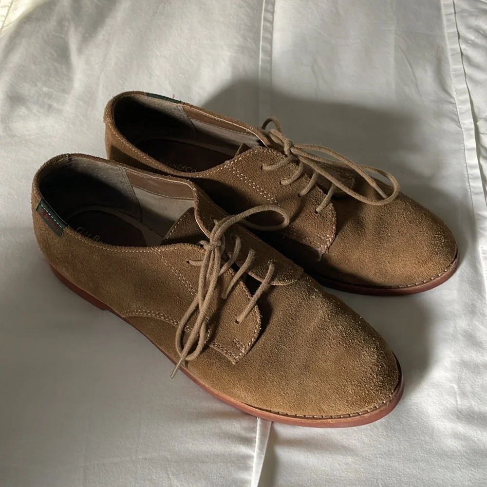 G. H. Bass & Co. suede leather Oxford shoes - Picture 3 of 7